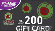 Gift Card 200 Nis