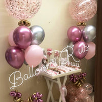 Baby Girl - Two Confetti Stand