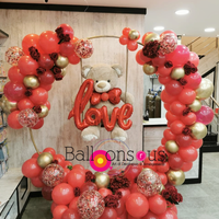 Love - BIG SWING OF BALLOONS AND FLOWERS