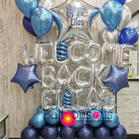 Welcome Back Arrangement With Small Letters Name