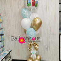 Welcome home bouquet of balloons