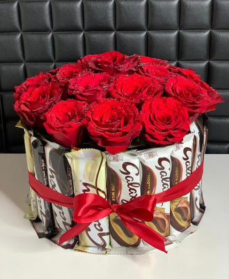 Red Roses & Chocolate Gift