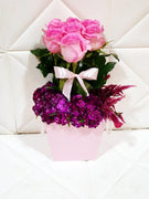 Mesmerizing Beauty Pink Rose Set
