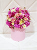 Mixed Roses In Pink Vase