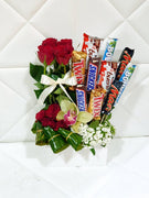 Red Roses with Chocolate Set