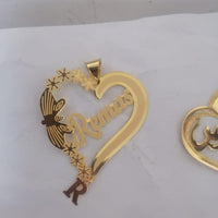 تعليقه اسم " إختار الإسم  " Gold Pendant " Choose the Name     (068)