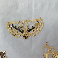 تعليقه اسم " إختار الإسم  " Gold Pendant " Choose the Name