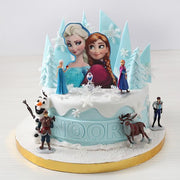 Happy birthday cakes for girls Frozen Themed