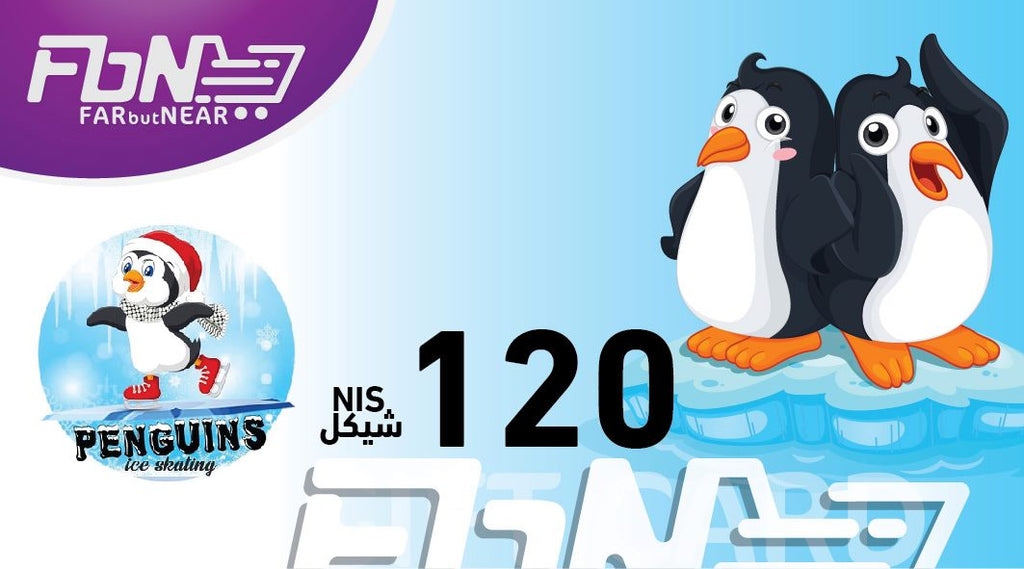 Penguins Skate Rink 120NIS Gift Card